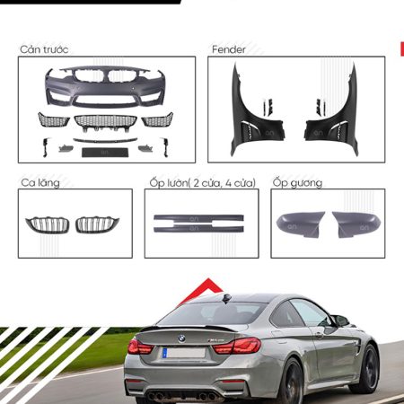 Nâng cấp body kit M4 F82 cho BMW